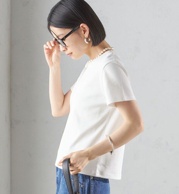 SHIPS for women「《一部追加予約》オーガニック コットン スムース TEE」|Tシャツ・カットソー|