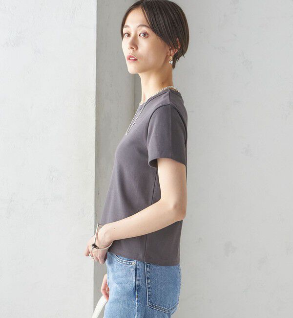 SHIPS for women「《一部追加予約》オーガニック コットン スムース TEE」|Tシャツ・カットソー|