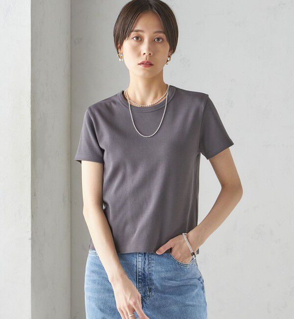 SHIPS for women「《一部追加予約》オーガニック コットン スムース TEE」|Tシャツ・カットソー|