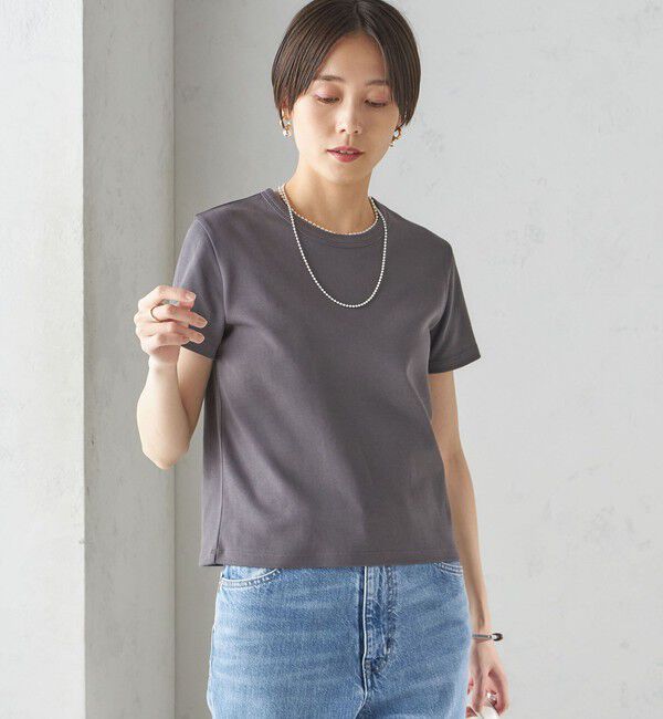 SHIPS for women「《一部追加予約》オーガニック コットン スムース TEE」|Tシャツ・カットソー|