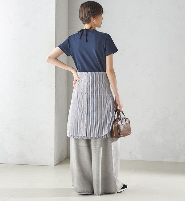 SHIPS for women「《一部追加予約》オーガニック コットン スムース TEE」|Tシャツ・カットソー|