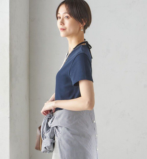 SHIPS for women「《一部追加予約》オーガニック コットン スムース TEE」|Tシャツ・カットソー|