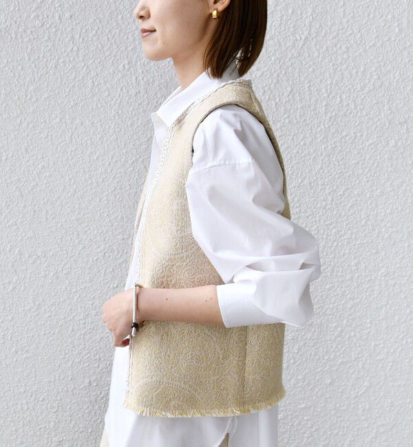 SHIPS for women「【SHIPS別注】BINDU:ブレード テープ ベスト」|ベスト・ジレ|