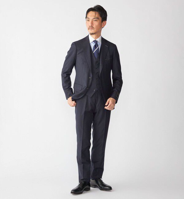 SHIPS「SHIPS: 御幸毛織 ファブリック FOUR SEASONS ソリッド ベスト」|ダウンベスト・ベスト|