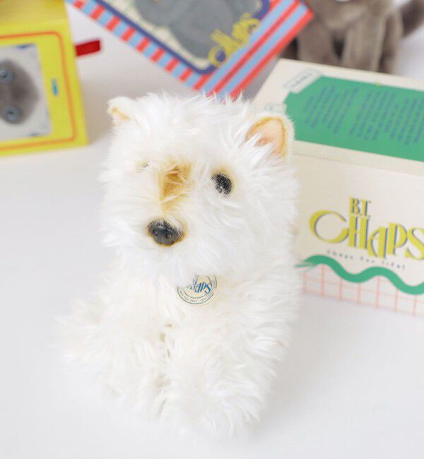 SHIPS KIDS「BON TON TOYS:B.T. CHAPS :DOG&CAT ぬいぐるみ」|その他ベビー用品|ホワイト系