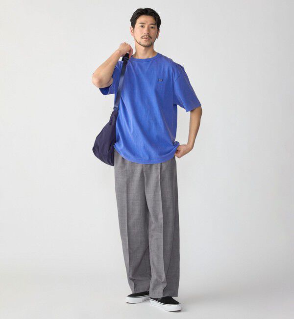 SHIPS「【WEB限定】SHIPS: リネン ライク ワイドスラックス」|スラックス|