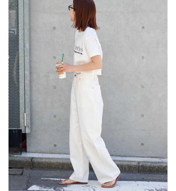 OUTDOOR PRODUCTS Usual Things「追加3 ULTライトデニムハイライズルーズ5PKT」|デニム|