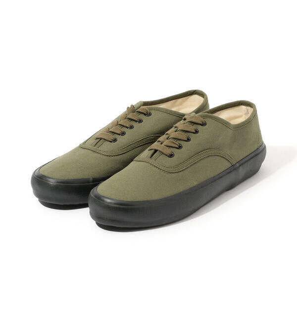 TOMORROWLAND GOODS「【別注】REPRODUCTION OF FOUND&times;TOMORROWLAND US NAVY ミリタリートレーナー」|スニーカー|56 カーキ系