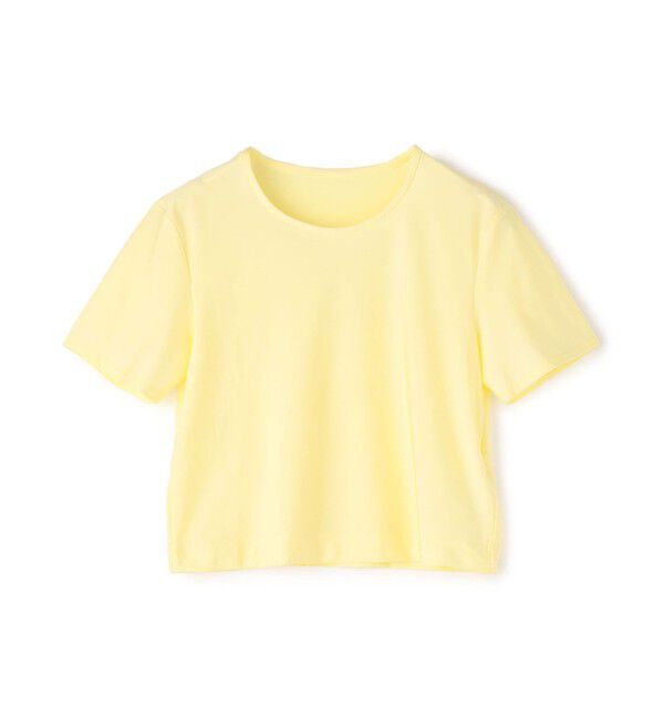 BACCA「inner piece キュプラストレッチ ショートＴシャツ」|Tシャツ・カットソー|23 イエロー