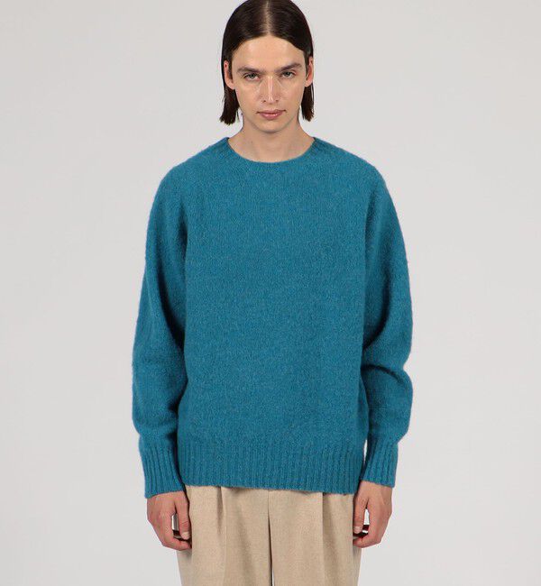 TOMORROWLAND BUYING WEAR「【別注】Harley of Scotland ウール クルーネックプルオーバー」|ニット・セーター|