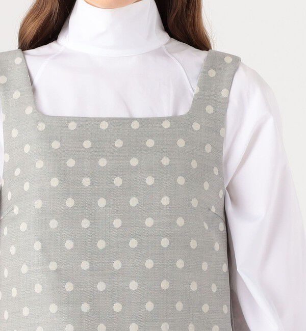 TOMORROWLAND collection「サキソニードットジャカード スクエアキャミソールトップ」|ベスト・ジレ|