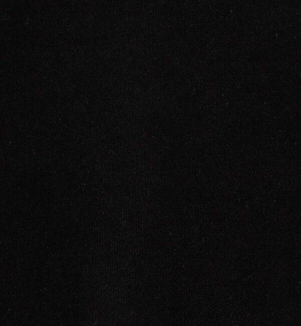 MACPHEE「コットンポリエステルベロア クルーネックカーディガン」|カーディガン|