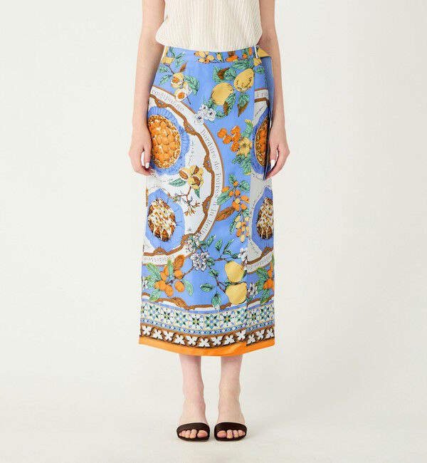 Ballsey「【別注】manipuri for Ballsey Antique Recipe ラップスカート」|スカート|