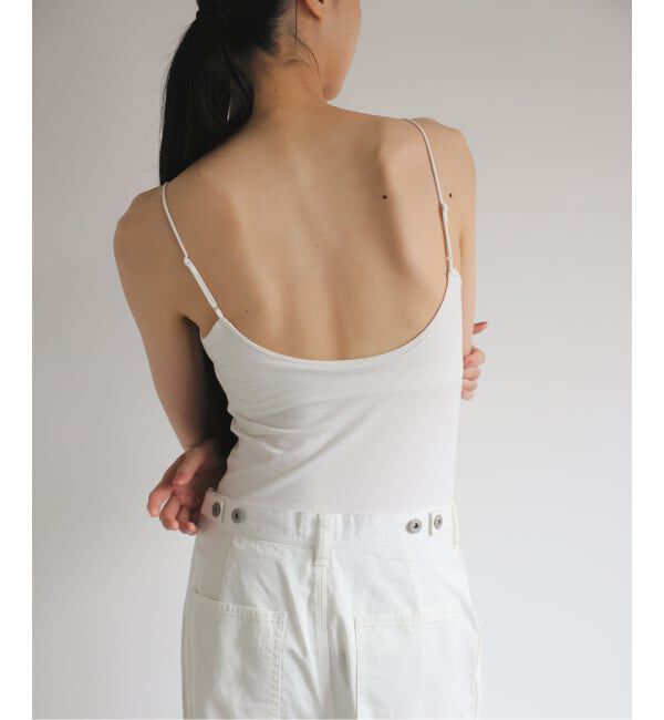 EMILYWEEK「《追加3》オーガニックコットン混 ストレッチブラキャミソール（グレージュ）」|インナー|