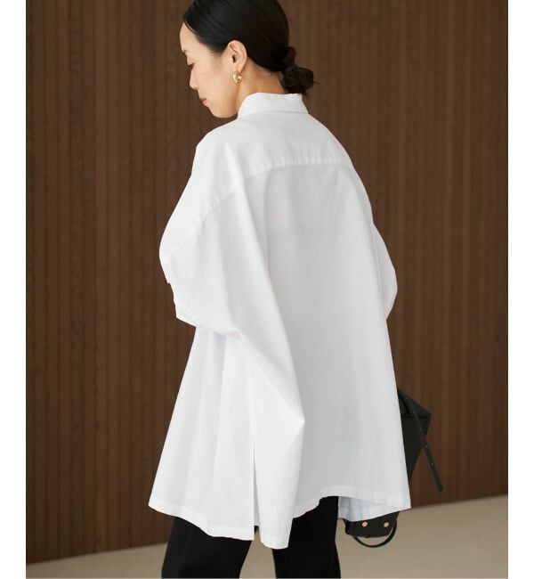 Plage「《一部カラーWEB限定追加》Light OX Poncho シャツ 3」|シャツ・ブラウス|