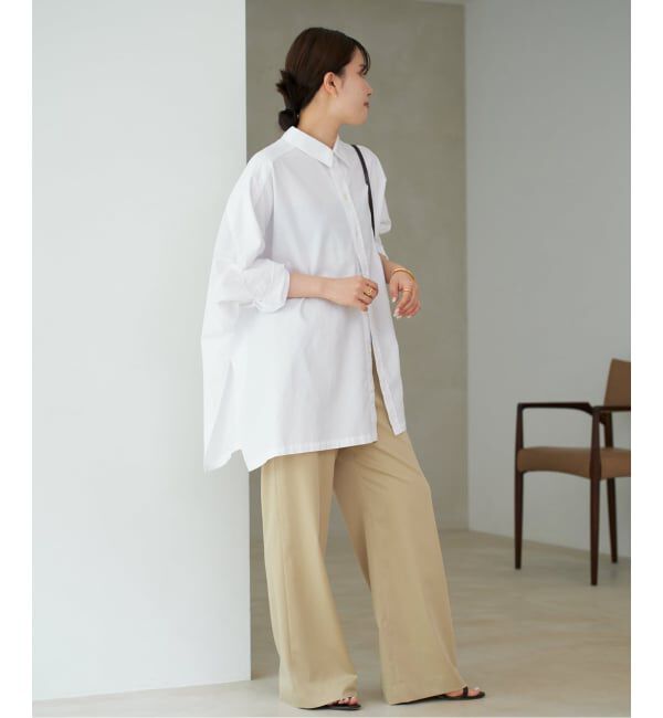 Plage「《一部カラーWEB限定追加》Light OX Poncho シャツ 3」|シャツ・ブラウス|