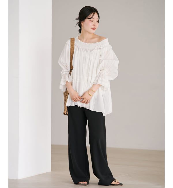 Plage「《予約》IND VOIL EMB ブラウス」|シャツ・ブラウス|