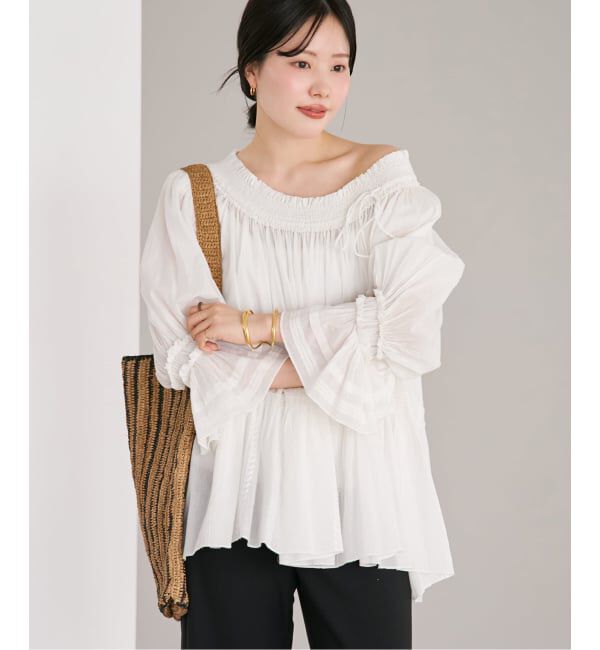 Plage「《予約》IND VOIL EMB ブラウス」|シャツ・ブラウス|