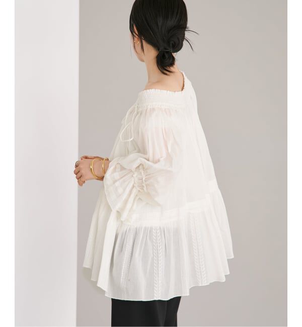 Plage「《予約》IND VOIL EMB ブラウス」|シャツ・ブラウス|