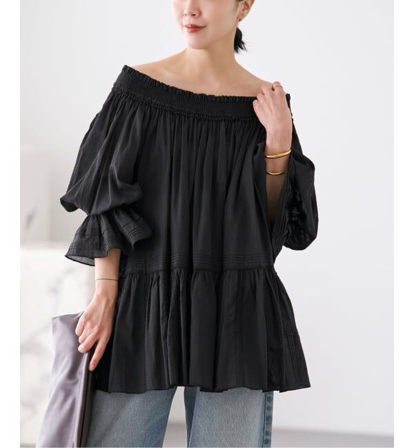 Plage「《予約》IND VOIL EMB ブラウス」|シャツ・ブラウス|