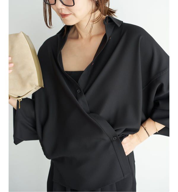 Plage「Dolman Wrap シャツ」|シャツ・ブラウス|