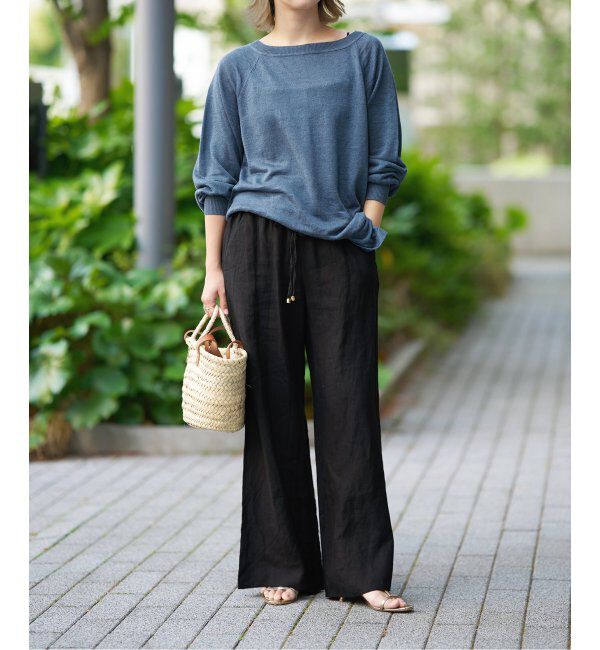 IENA LA BOUCLE「IENA LA BOUCLE リネンブロードイージーパンツ」|その他|