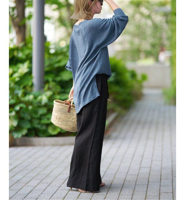 IENA LA BOUCLE「IENA LA BOUCLE リネンブロードイージーパンツ」|その他|