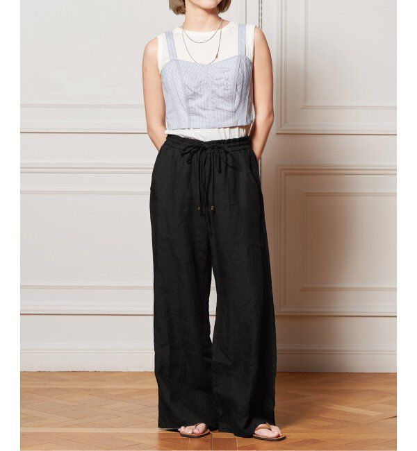 IENA LA BOUCLE「IENA LA BOUCLE リネンブロードイージーパンツ」|その他|