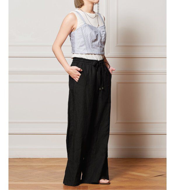 IENA LA BOUCLE「IENA LA BOUCLE リネンブロードイージーパンツ」|その他|