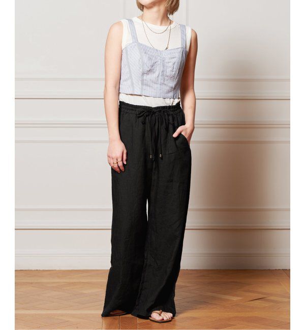 IENA LA BOUCLE「IENA LA BOUCLE リネンブロードイージーパンツ」|その他|