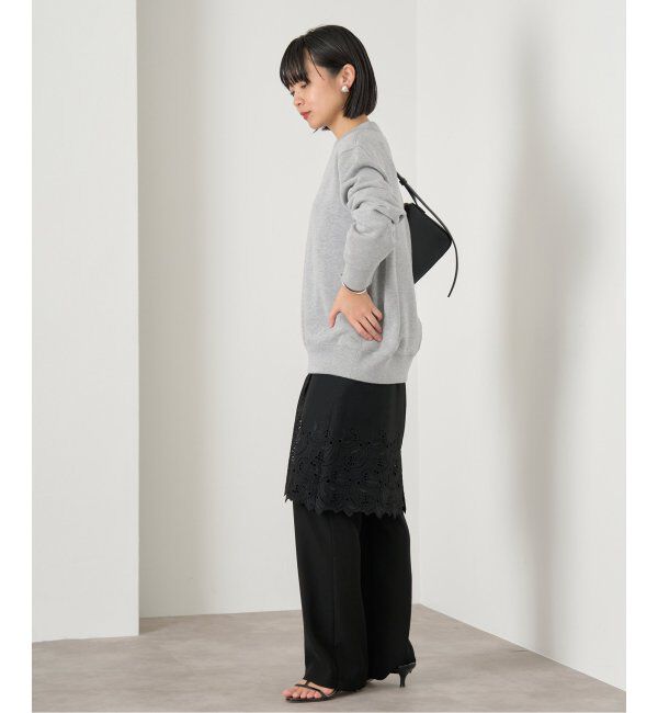 IENA「LOOPWHEELER for LOWERCASE 別注 ライトツリウラケ ルーズフィットスウェット」|スウェット・ジャージ|