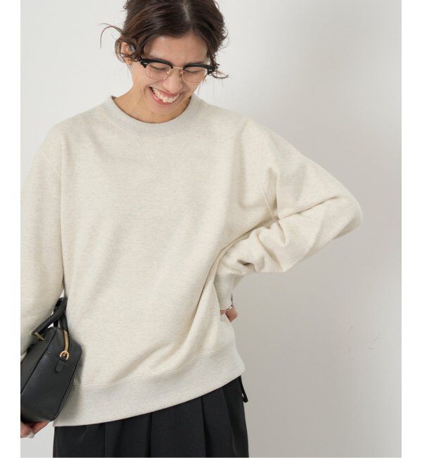 IENA「LOOPWHEELER for LOWERCASE 別注 ライトツリウラケ ルーズフィットスウェット」|スウェット・ジャージ|