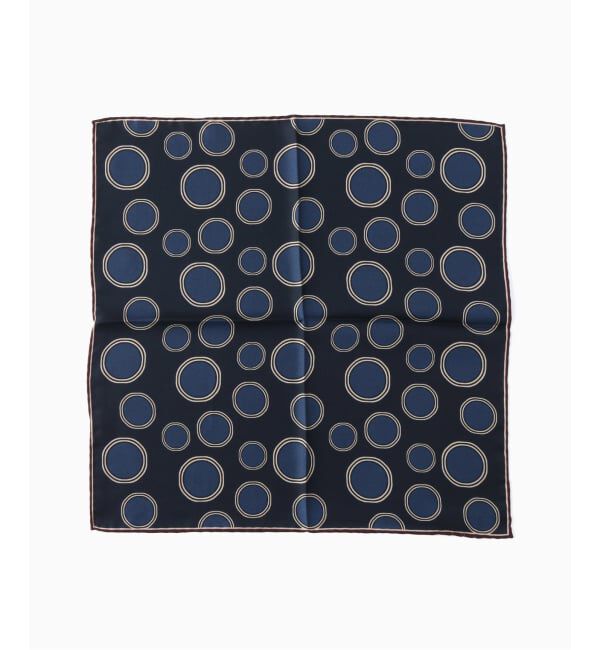 EDIFICE「FRANCO BASSI (フランコ バッシ) Pocket Square Dots Chief」|バンダナ・スカーフ|