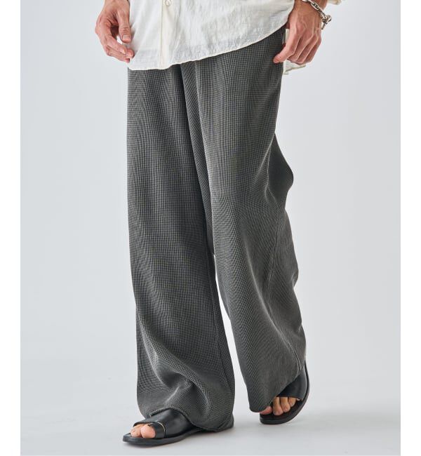 EDIFICE「Kanemasa (カネマサ フィル) 別注18ゲージ ガーメントダイ ワッフル パンツ」|その他|