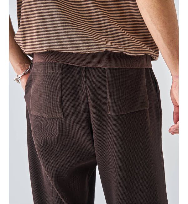 EDIFICE「Kanemasa (カネマサ フィル) 別注18ゲージ ガーメントダイ ワッフル パンツ」|その他|