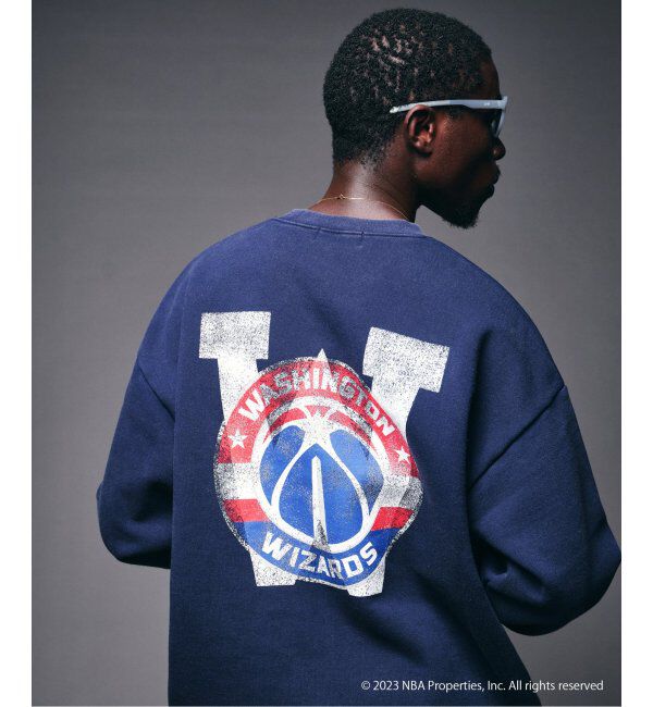 JOURNAL STANDARD relume「【Off The Court by NBA / オフ・ザ・コート バイ NBA】別注 スウェット」|スウェット・ジャージ|ネイビー