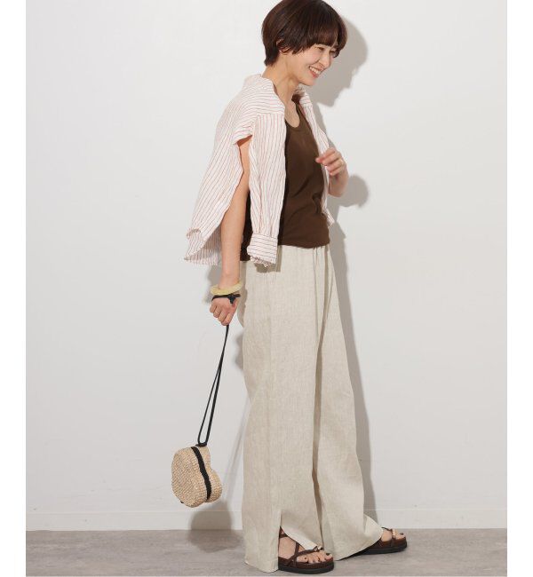 JOURNAL STANDARD relume「《一部WEB限定追加4》麻スリットイージーパンツ」|その他|