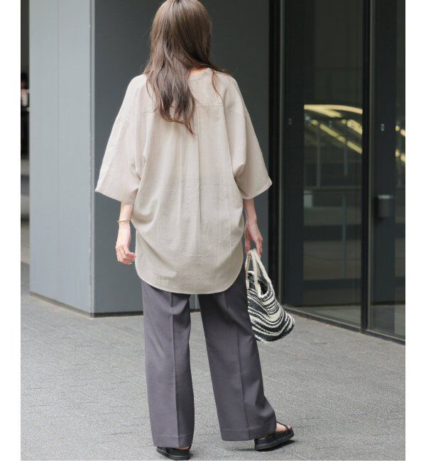 JOURNAL STANDARD relume「楊柳バンドカラーシャツ」|シャツ・ブラウス|