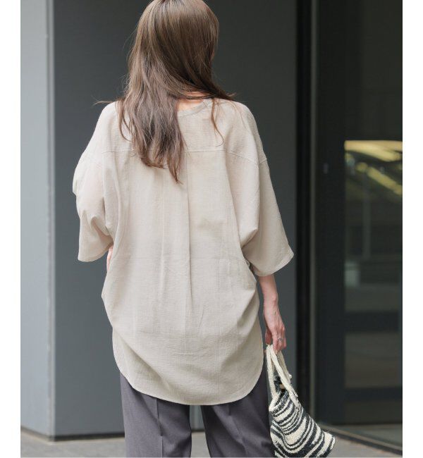 JOURNAL STANDARD relume「楊柳バンドカラーシャツ」|シャツ・ブラウス|