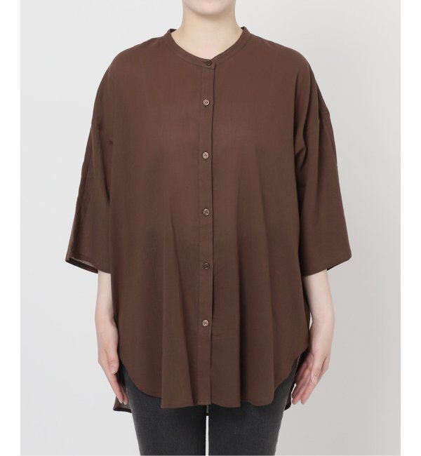 JOURNAL STANDARD relume「楊柳バンドカラーシャツ」|シャツ・ブラウス|