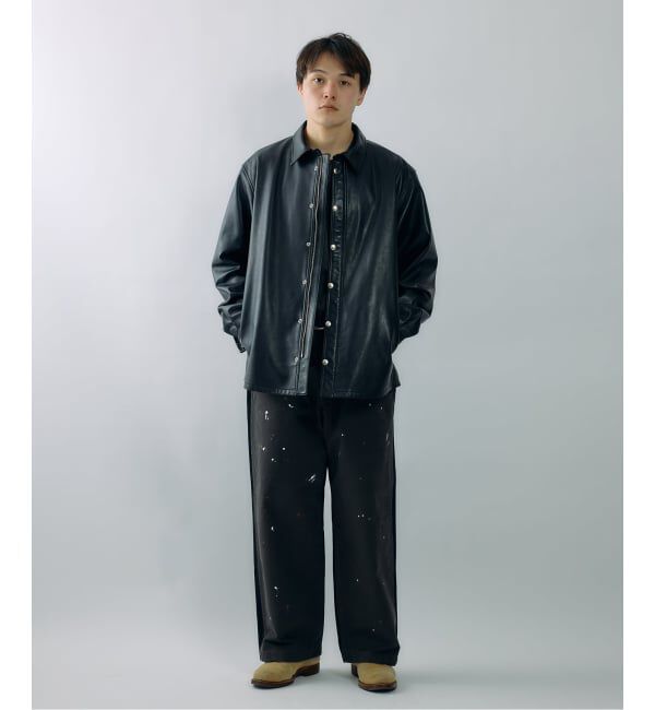 J.S.Homestead「J.S.Homestead / ウォッシュ レザー イースタン ジャケット」|ライダースジャケット|