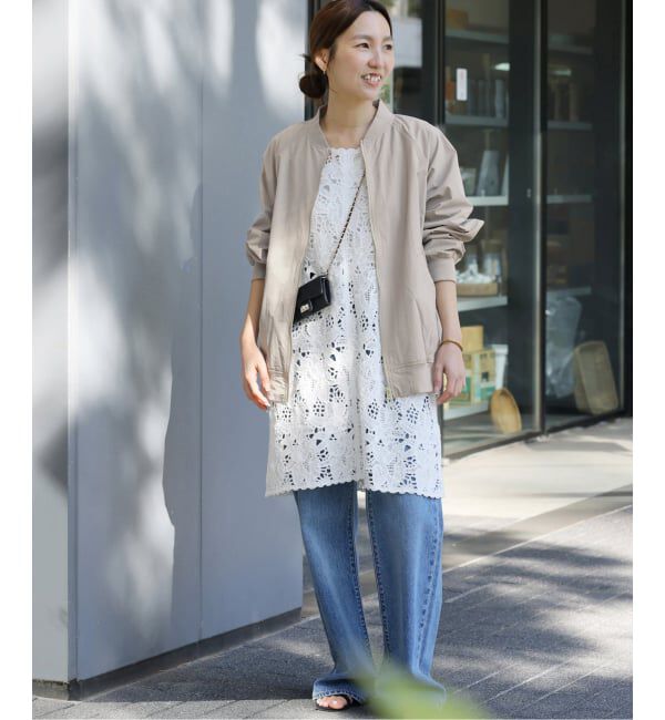 JOURNAL STANDARD relume「《追加》［手洗い可］ウォッシャブルナイロンダブルジップMA-1」|ブルゾン・スタジャン|