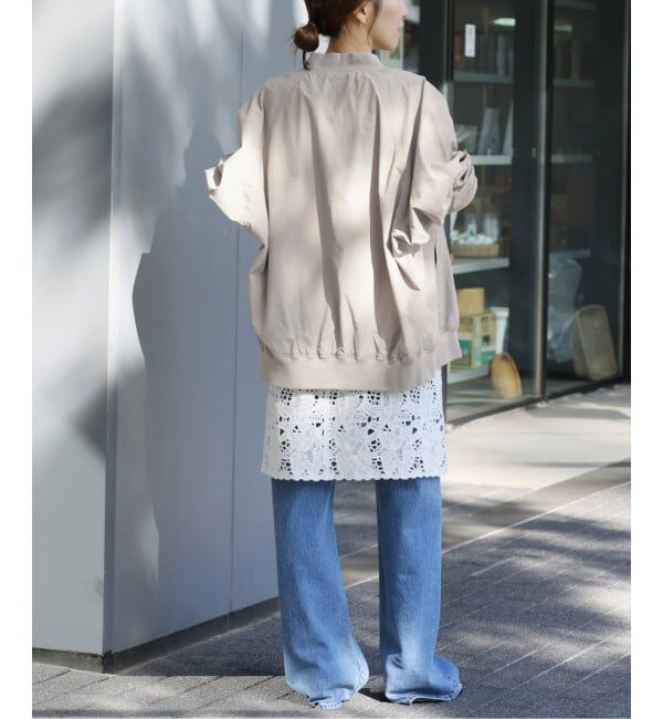 JOURNAL STANDARD relume「《追加》［手洗い可］ウォッシャブルナイロンダブルジップMA-1」|ブルゾン・スタジャン|