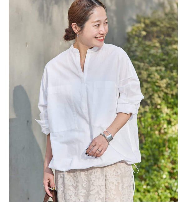 JOURNAL STANDARD「《追加2》ハードマンズリネンコットンスキッパーシャツ」|シャツ・ブラウス|