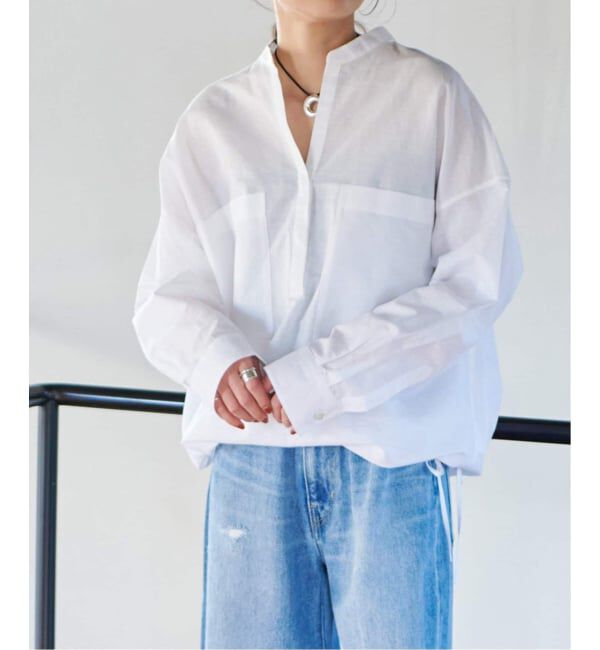 JOURNAL STANDARD「《追加2》ハードマンズリネンコットンスキッパーシャツ」|シャツ・ブラウス|