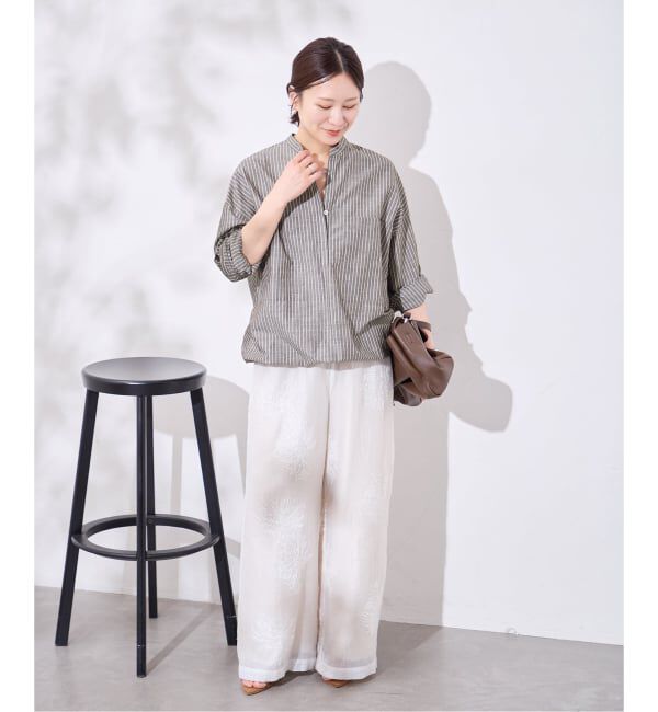 JOURNAL STANDARD「《追加2》ハードマンズリネンコットンスキッパーシャツ」|シャツ・ブラウス|