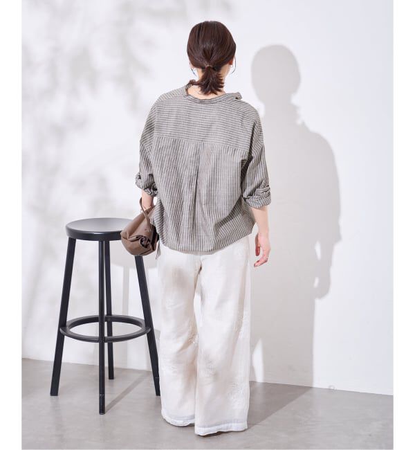 JOURNAL STANDARD「《追加2》ハードマンズリネンコットンスキッパーシャツ」|シャツ・ブラウス|