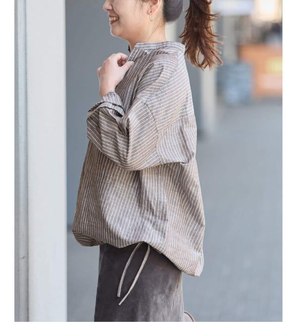 JOURNAL STANDARD「《追加2》ハードマンズリネンコットンスキッパーシャツ」|シャツ・ブラウス|