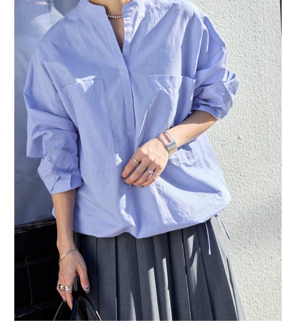 JOURNAL STANDARD「《追加2》ハードマンズリネンコットンスキッパーシャツ」|シャツ・ブラウス|