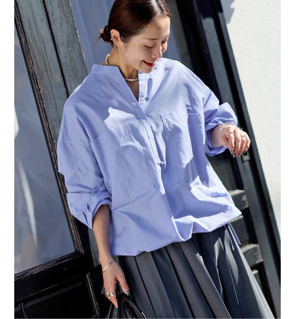 JOURNAL STANDARD「《追加2》ハードマンズリネンコットンスキッパーシャツ」|シャツ・ブラウス|